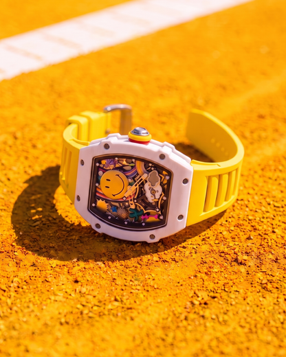 M-88 Smiley skeleton watch