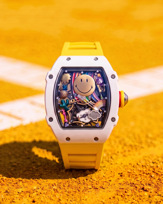 M-88 Smiley skeleton watch