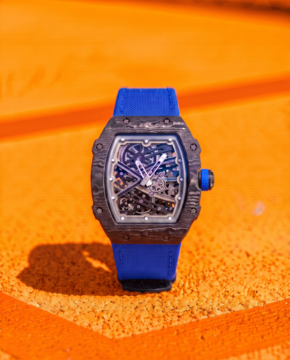 Azurith skeleton watch