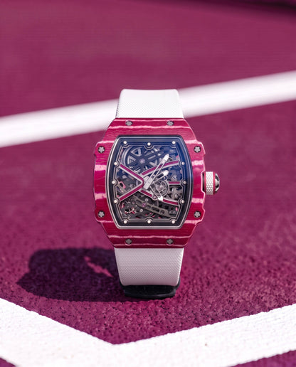 Roselique skeleton watch