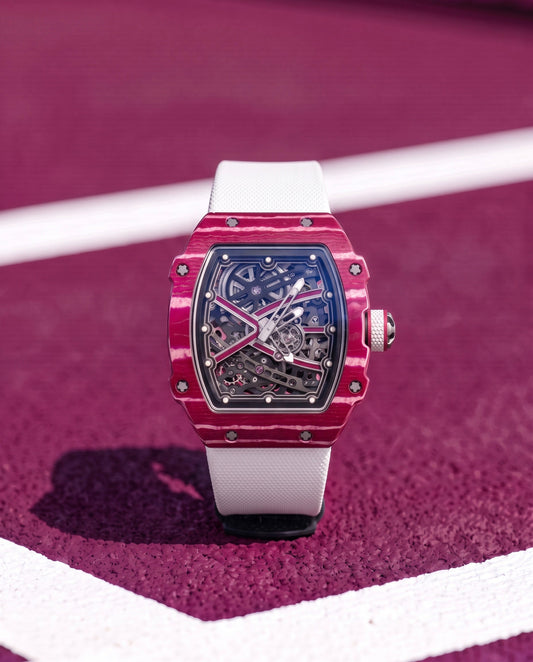 Roselique skeleton watch
