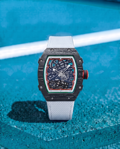 Frostline skeleton watch