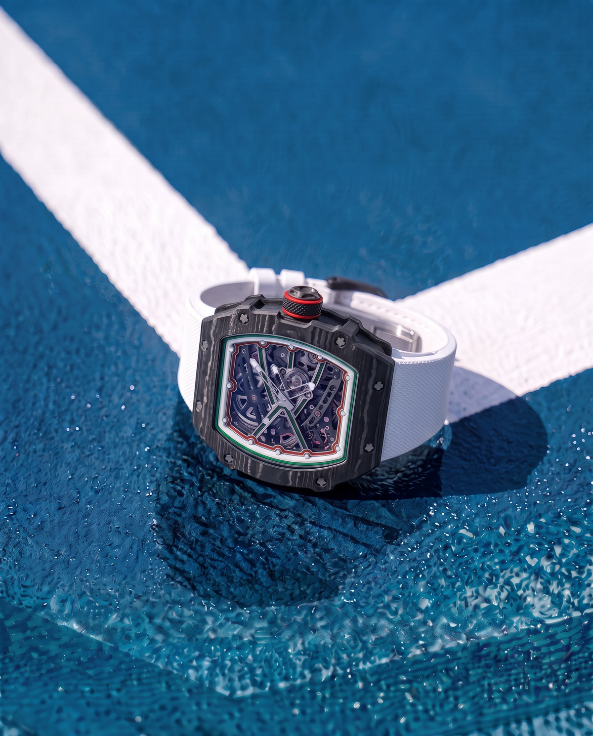 Frostline skeleton watch