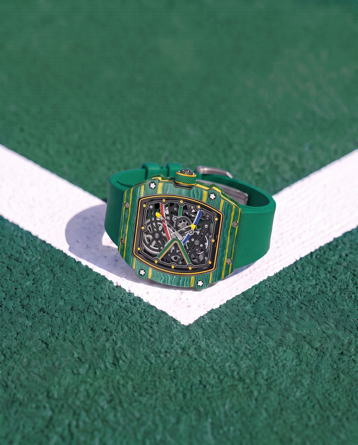 Limecourt skeleton watch