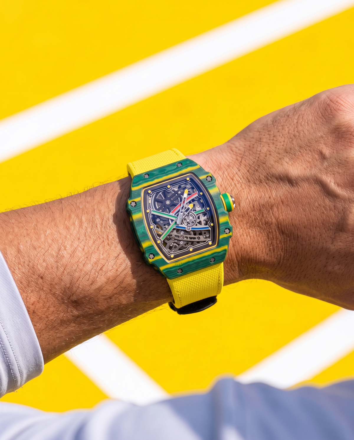 Solverde skeleton watch