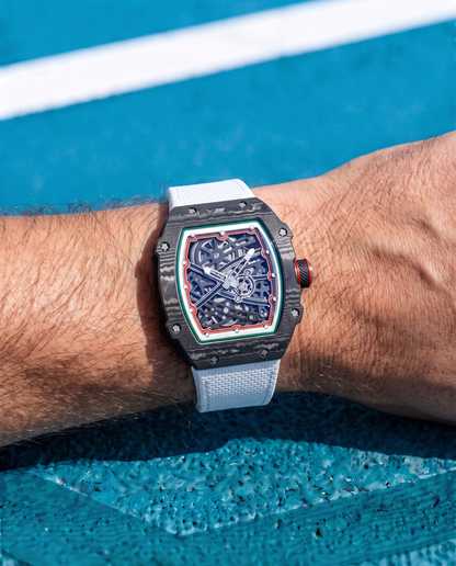 Frostline skeleton watch