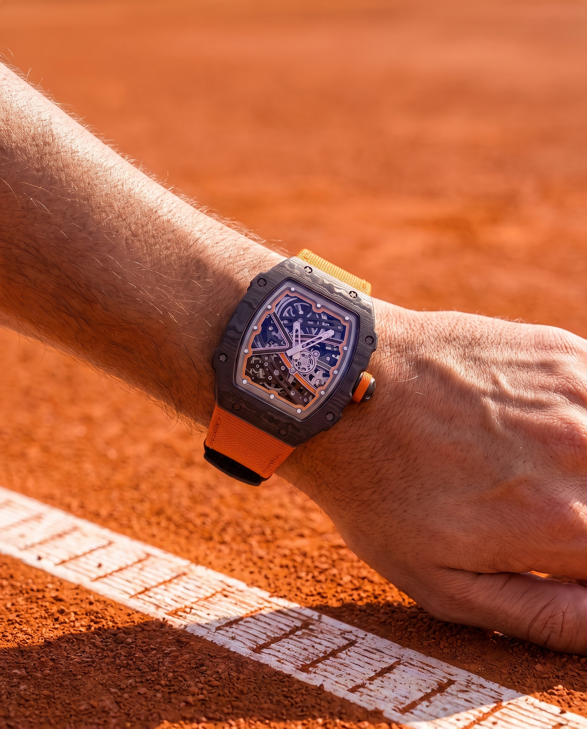 Clayborne skeleton watch